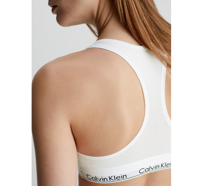Dámska podprsenka Bralette Modern Cotton 0000F3785E100 biela - Calvin Klein