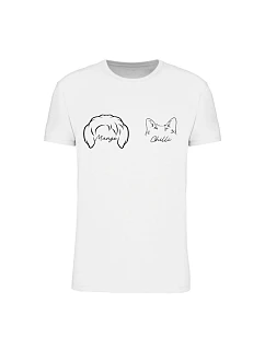 Personalizované dámské tričko se zvířecímí oušky