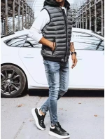 Pánská prošívaná šedá vesta Dstreet model 21964914 - FashionStreet