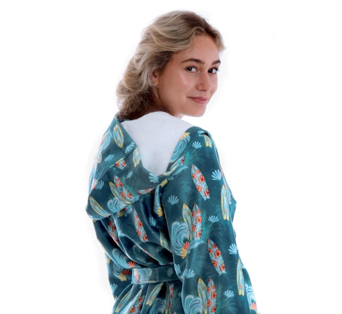 Dámsky župan 3151 Oahu s kapucňou - Vestis