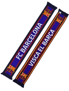 Oboustranná šála FC Barcelona pletená šála model 21909921
