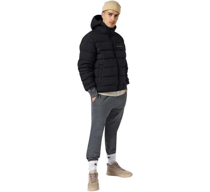 Pánská bunda s kapucí černá model 21813684 KK001 pánské - CHAMPION