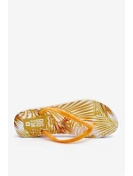 Dámské módní žabky Big Star model 21610750 žluté - Big Star Shoes