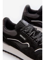 Sneakersy Męskie Big Star NN174321 Memory Foam System Czarne