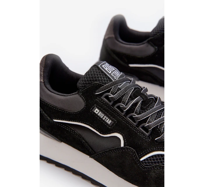 Sneakersy Męskie Big Star NN174321 Memory Foam System Czarne