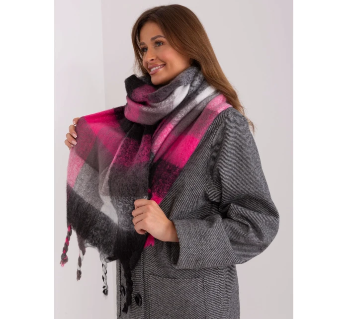 Šatka AT SZ 2313501.97 čierno-ružová Šatka AT SZ 2313501.97 čierno-ružová