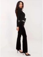 Spodnie IT SP model 21776331 czarny - FPrice Spodnie IT SP model 21776331 czarny - FPrice