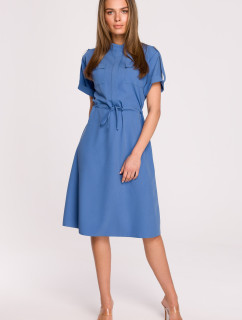 Štýlové šaty S298 Blue