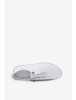 Dámske kožené poltopánky 58C3069 white - Artiker Dámske kožené poltopánky 58C3069 white - Artiker