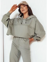 Dámská tepláková souprava olivová Dstreet model 21975270 - FashionStreet