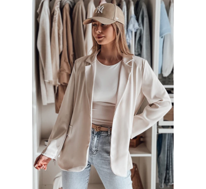 Dámska nadrozmerná bunda RESIDAL light beige FashionStreet PY0122 Dámska nadrozmerná bunda RESIDAL light beige FashionStreet PY0122