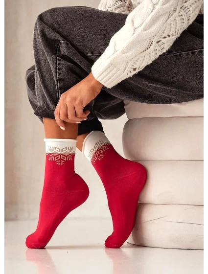 Milena Unique Snowflake Ponožky 0071-007 Half Terry 35-41