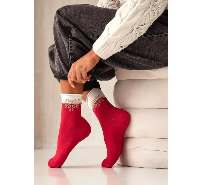 Milena Unique Snowflake Ponožky 0071-007 Half Terry 35-41