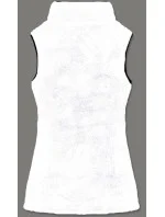Bílá dámská plyšová vesta model 17969123 - J.STYLE