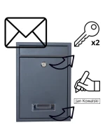 POŠTOVÁ SCHRÁNKA 21,5X9X31CM 1067537 SASKA GARDEN POŠTOVÁ SCHRÁNKA 21,5X9X31CM 1067537 SASKA GARDEN