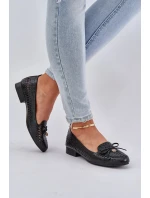 Lakované Baletky S Mašlí Eko Kůže Černé model 21685271 - Boto