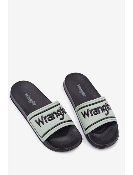 Pánské Pantofle MEN LOW Světle Zelené model 21691994 - Wrangler Pánské Pantofle MEN LOW Světle Zelené model 21691994 - Wrangler