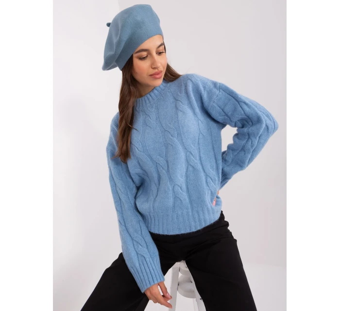 Czapka AT CZ model 18917559 szaro niebieski - FPrice Czapka AT CZ model 18917559 szaro niebieski - FPrice