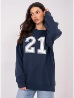 Bluza WT BL model 21859080 granatowy - FPrice Bluza WT BL model 21859080 granatowy - FPrice