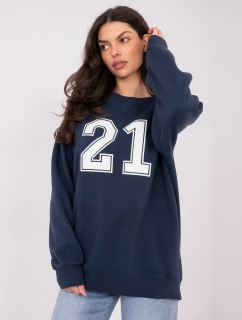 WT BL mikina A1063.64 tmavomodrá