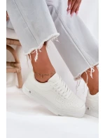 Dámské nízké tenisky Big Star – bílé | HI-POLY SYSTEM Dámské nízké tenisky Big Star – bílé | HI-POLY SYSTEM