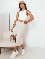 ELLENA béžová sukňa FashionStreet CY0449