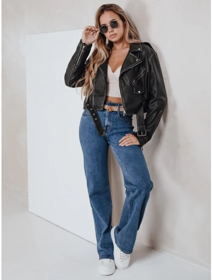 Dámske modré džínsy so širokými nohavicami FashionStreet UY2770 Dámske modré džínsy so širokými nohavicami FashionStreet UY2770