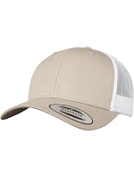 Flexfit 6606/6606T 6-panelová vintage čiapka „Trucker“ 55.6606 khaki/biela Flexfit 6606/6606T 6-panelová vintage čiapka „Trucker“ 55.6606 khaki/biela