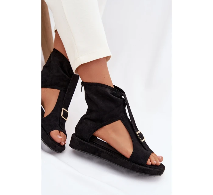 Dámské sandály s horní částí Černé Coralya Dámské sandály s horní částí Černé Coralya