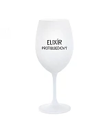 ELIXÍR PROTIBLBEČKOVÝ - bílá  sklenice na víno 350 ml