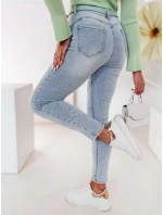 Dámské džínové úzké kalhoty v  modrá Dstreet model 21985491 - FashionStreet