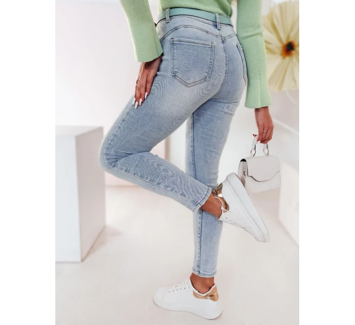 Dámské džínové úzké kalhoty v  modrá Dstreet model 21985491 - FashionStreet