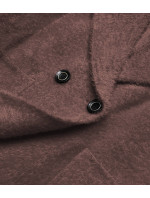 Krátky prehoz cez oblečenie typu alpaka v čokoládovej farbe (CJ65)