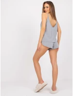 Pyžamo RV PI 7398.89P sivé