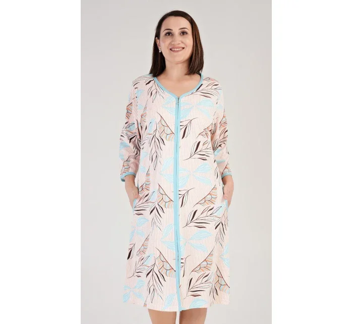 Dámske domáce šaty s trojštvrťovým rukávom Melissa