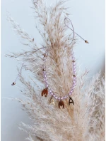 Náramek LOVE fialový Dstreet model 21969646 - FashionStreet