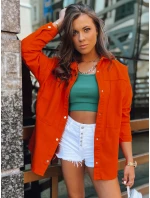 Dámská oranžová košilová bunda Dstreet model 21969831 - FashionStreet