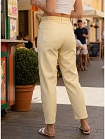 Jeansy damskie mom fit z wysokim stanem  model 22144356 - FashionStreet