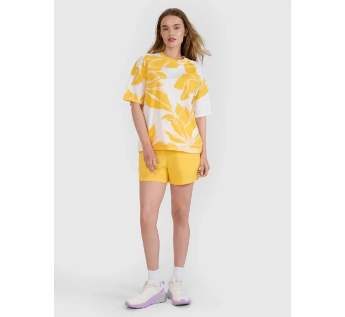 Dámske tričko oversize s potlačou 4F 4FRSS25TTSHF2692-90A Dámske tričko oversize s potlačou 4F 4FRSS25TTSHF2692-90A