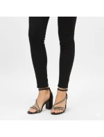 Dámské ažurové sandály béžové model 21904482 - Sabatina