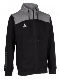Select Oxford Zip Hoodie Women black/grey