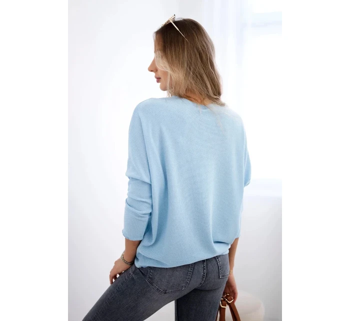 Blúzka s nápisom Fantastic blue