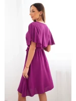 Šaty so skladaným výstrihom fango