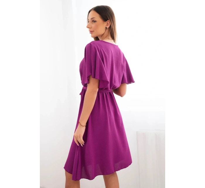 Šaty so skladaným výstrihom fango