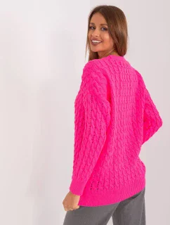 Sweter BA SW  fluo różowy model 18985250 - FPrice