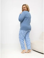 DU PI pyžamo FP 510.13 modré DU PI pyžamo FP 510.13 modré