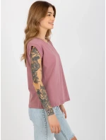 Tričko RV TS 4833.52 tmavo ružová