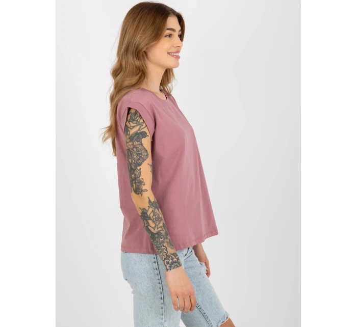 Tričko RV TS 4833.52 tmavo ružová