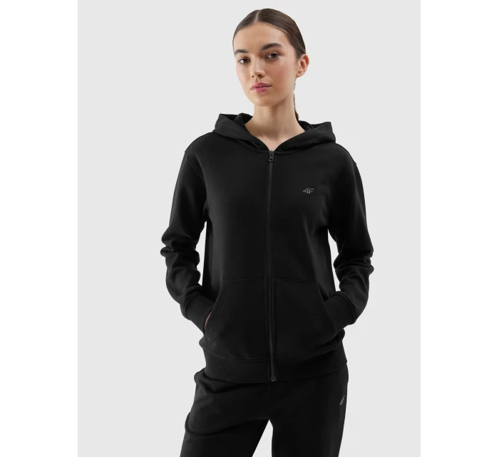 Dámska mikina s kapucňou 4F - čierna