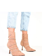 Dámska členková obuv 217923 ZTZ-3 beige - Solea